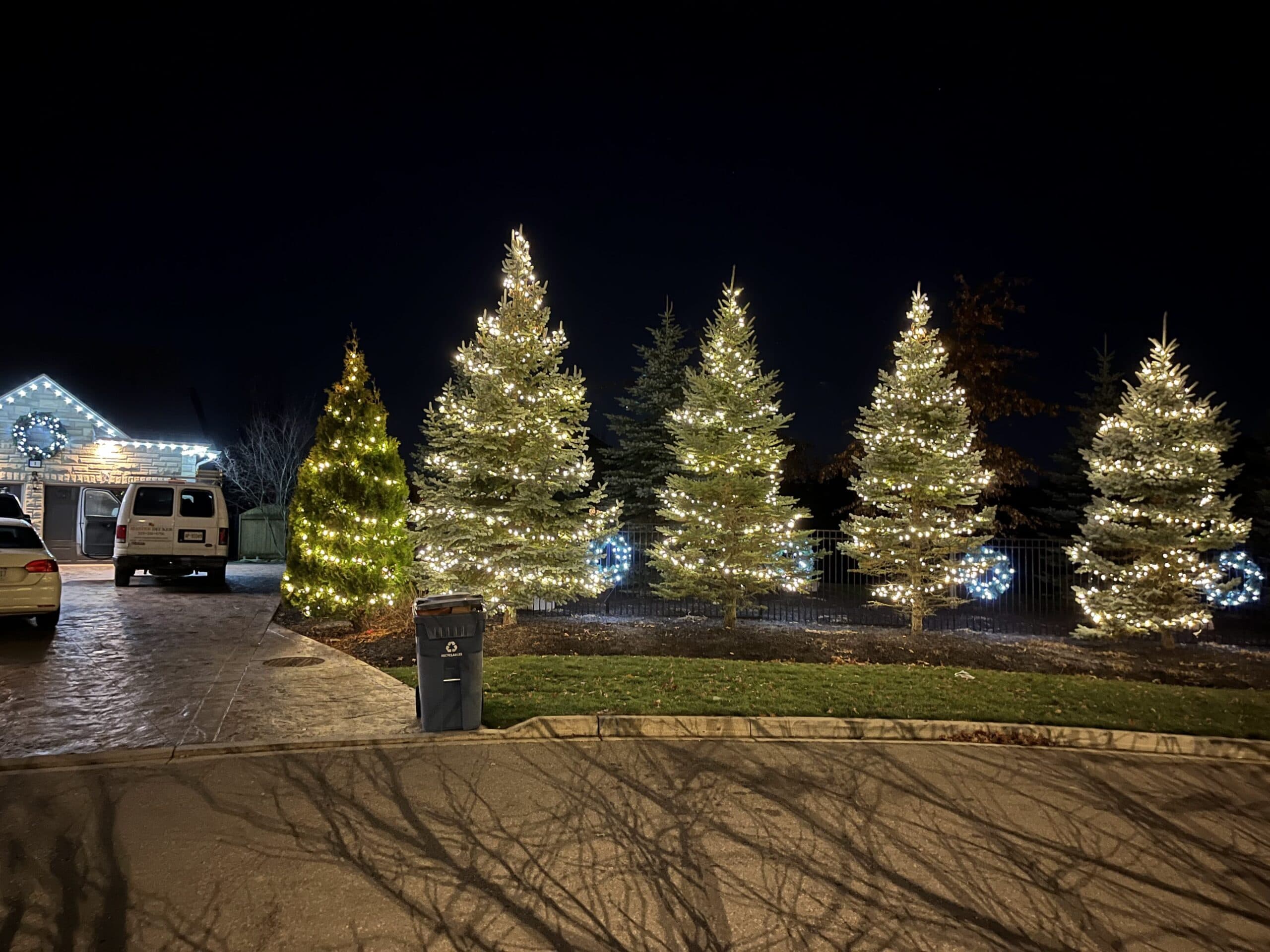 Christmas Decorators for Churches — commercial holiday decorating example by We Install Christmas Lights