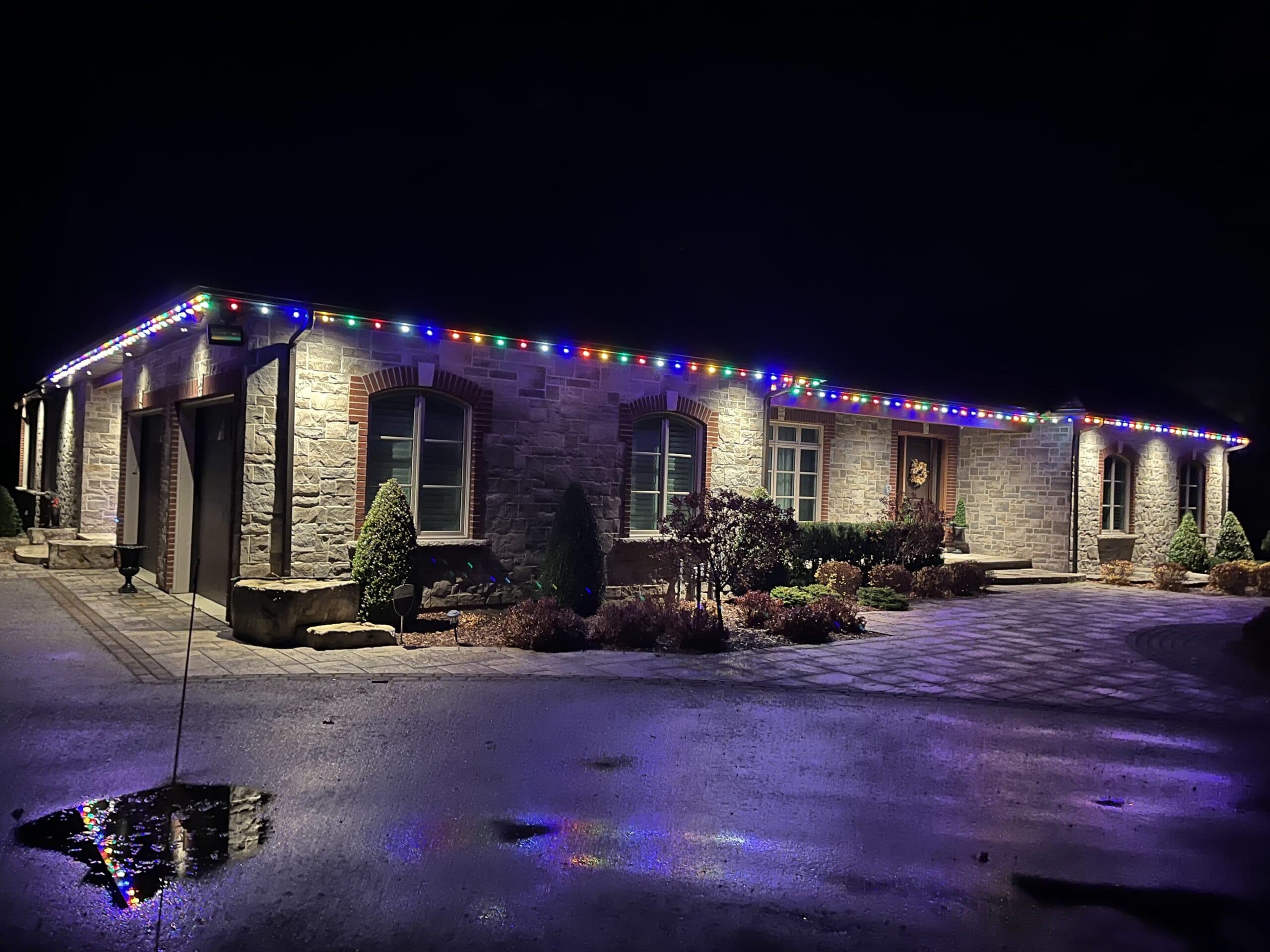 Christmas Decorators for Car Dealerships — commercial holiday decorating example by We Install Christmas Lights